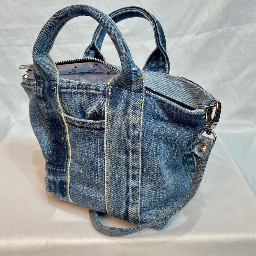 Mini Denim Tote made by Marlow London and Revival London. - Picture 7 of 7
